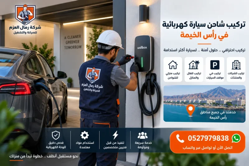 تركيب شاحن سيارة كهربائية في رأس الخيمة تركيب شاحن سيارة كهربائية في رأس الخيمة