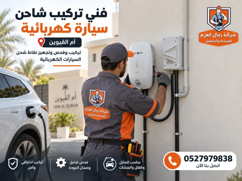 تركيب شاحن سيارة كهربائية في أم القيوين تركيب شاحن سيارة كهربائية في أم القيوين