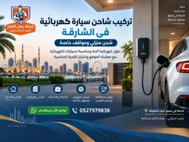 تركيب شاحن سيارة كهربائية في الشارقة تركيب شاحن سيارة كهربائية في الشارقة